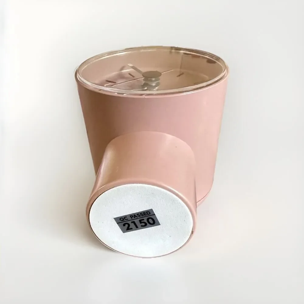 IKEA Bondtolvan Analog Alarm Clock Pale Pink, 3-1/4
